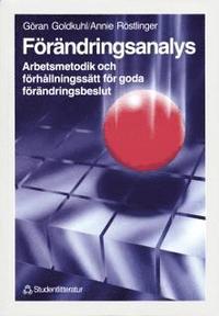 Förändringsanalys; Göran Goldkuhl, Annie Röstlinger; 1988