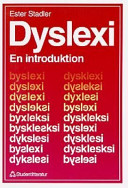 Dyslexi; Ester Stadler; 1994