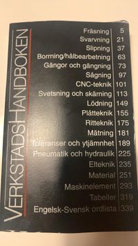 Verkstadshandboken; Nils-Olof Eriksson, Bo Karlsson; 2000