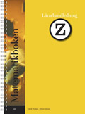 Matematikboken Z Lärhandledning med cd; Lennart Undvall, Karl-Gerhard Olofsson, Svante Forsberg, Kristina Johnson; 2008
