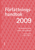Författningshandbok 2009; Gunnel Raadu (red.); 2009