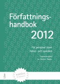 Författningshandbok 2012, bok med onlinetjänst; Gunnel Raadu; 2012
