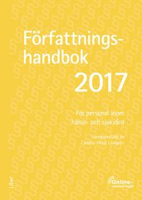 Författningshandbok 2017, bok med onlinetjänst; Camilla Heise Löwgren; 2017