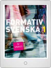 Formativ svenska 1 Digitalt Övningsmaterial (elevlicens) 12 mån; Carin Eklund, Inna Rösåsen; 2019