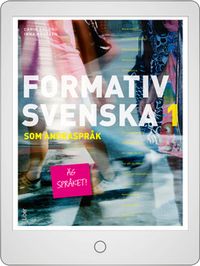 Formativ svenska som andraspråk 1 Digitalt Övningsmaterial (elevlicens) 12 mån; Carin Eklund, Inna Rösåsen; 2019