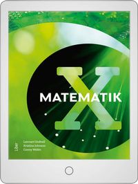 Matematik X Lärare 12 mån; Lennart Undvall, Kristina Johnson, Conny Welén; 2021