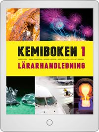 Kemiboken 1 Lärarhandledning (nedladdningsbar); Hans Borén, Anna Johansson, Monika Larsson, Birgitta Lindh, Cecilia Stenberg; 2023