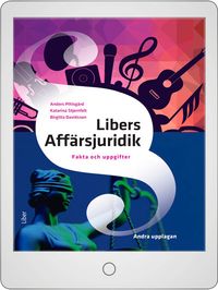 Libers Affärsjuridik Fakta och uppgifter Onlinebok; Anders Pihlsgård, Birgitta Davidsson, Katarina Stjernfelt; 2024