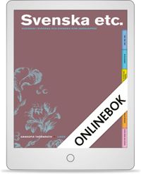 Svenska etc. Onlinebok (12 mån); Annsofie Thörnroth; 2011