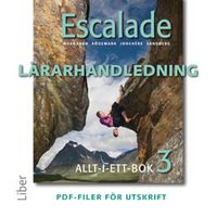 Escalade 3 Lärarhandledning cd; Viktoria Waagaard, Marie Rödemark, Nicolas Jonchère, Ewa Sandberg, Eric André, Göran Lundqvist, Birgitta Tillman; 2013