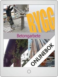 Betongarbete Onlinebok Grupplicens 12 mån; Sune Sundström, Tommy Svensson, Jan Jonsson; 2012