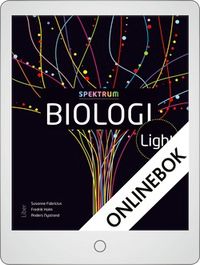 Spektrum Biologi Light Onlinebok Grupplicens 12 mån; Susanne Fabricius, Fredrik Holm, Anders Nystrand; 2013