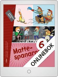Mattespanarna 6B Grundbok Onlinebok Grupplicens 12 mån; Andreas Hernvald, Gunnar Kryger, Hans Persson, Lena Zetterqvist; 2014