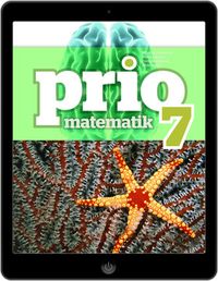 Prio Matematik 7 digital (elevlicens); Katarina Cederqvist, Stefan Larsson, Patrik Gustafsson, Attila Szabo; 2017
