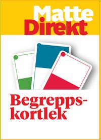 Matte Direkt 7 Begreppskortlek Gul 5-pack; Synnöve Carlsson, Karl Bertil Hake; 2016