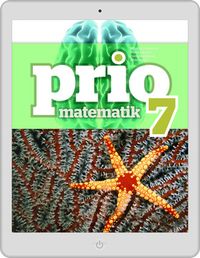 Prio Matematik 7 digital (lärarlicens) 1 år; Katarina Cederqvist, Stefan Larsson, Patrik Gustafsson, Attila Szabo; 2017