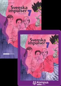 Svenska impulser 7 elevpaket, 1ex Textbok+1ex digital; Carl-Johan Markstedt, Cecilia Pena; 2021
