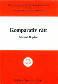 Komparativ rätt; Michael Bogdan; 1978