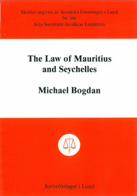 The Law of Mauritius and Seychelles; Michael Bogdan; 1989