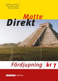 Matte Direkt Fördjupning år 7; Synnöve Carlsson, Karl Bertil Hake, Birgitta Öberg; 2003