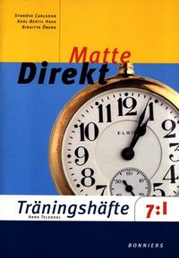 Matte Direkt Träningshäfte 7:I (5-pack); Synnöve Carlsson, Karl Bertil Hake, Birgitta Öberg; 2003
