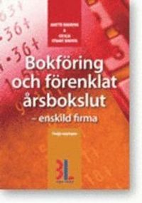 Bokföring & förenklat årsbokslut : enskild firma; Anette Broberg, Cecilia Stuart Bouvin; 2009