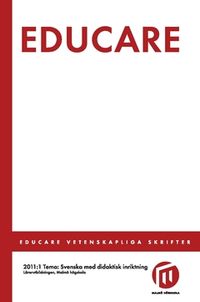 Educare : 2011:1 : tema: Svenska med didaktisk inriktning; Lotta Bergman; 2018