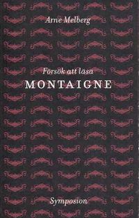 Försök att läsa Montaigne; Arne Melberg; 2000