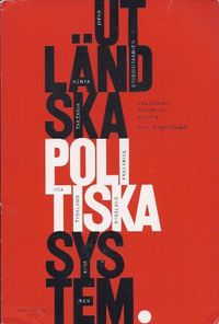 Utländska politiska system; Rutger Lindahl, Studieförbundet Näringsliv och samhälle; 1998