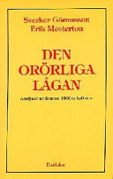 Den orörliga lågan; Göransson, Mesterton; 1998