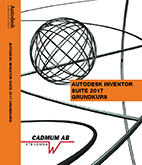 Autodesk Inventor 2017 Grundkurs; Johan Wedeen; 2016