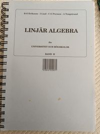 Algebra för universitet och högskolor: (Algebra)., Volym 1; Bengt-Olov Eriksson; 1977