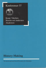 History-Making; Rolf Torstendahl, Irmine Veit-Brause; 1997