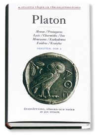 Skrifter 2 Menon Protagoras Lysis Charmides Ion Menexenos Euthydemos Faidro; Platon; 2001