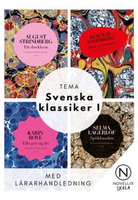 Tema Svenska Klassiker I - paket med 32 böcker; Karin Boye, Selma Lagerlöf, August Strindberg, Hjalmar Söderberg; 2020
