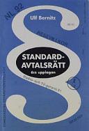 Standardavtalsrätt; Norstedts Juridik; 1996