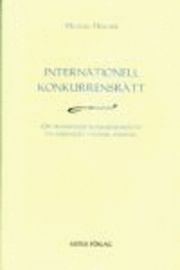 Internationell konkurrensrätt; Michael Hellner; 2000