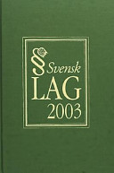 Svensk Lag 2003; Per Henrik Lindblom, Kenneth Nordback; 2003