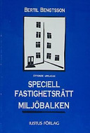 Speciell fastighetsrätt; Bertil Bengtsson; 2002