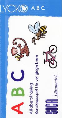Lycko. ABC : alfabetsträning : kunskapsspel för vetgiriga barn; Jan Sjöberg; 2004