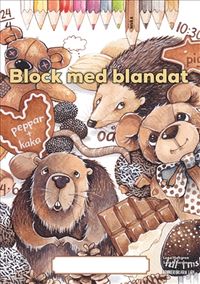Block med blandat 9 - brun, 5-pack; Lena Hultgren; 2021