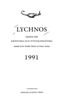 Lychnos 1991 : Årsbok för idé -och lärdomshistoria; Karin Johannisson; 1991