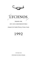 Lychnos 1992 : Årsbok för idé -och lärdomshistoria; Karin Johannisson; 1992