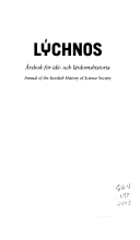 Lychnos 2003 : Årsbok för idé -och lärdomshistoria; Sven Widmalm; 2003