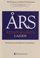 Årsredovisningslagen : lagkommentar; Bo Svensson; 2000