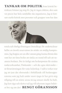 Tankar om politik; Bengt Göransson; 2011
