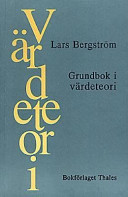 Grundbok i värdeteori; Lars Bergström; 1992