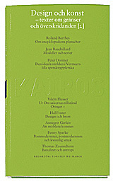 Design och konst D. 2 : Texter efter 1960 : Skriftserien Kairos Nr 8:2; Skriftserien Kairos, Nr 8:2; 2003