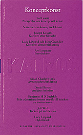Konceptkonst : Skriftserien Kairos Nr 11; Sven-Olov Wallenstein, Konstfack, Tekniska skolan i Stockholm
(tidigare namn), Tekniska skolan i Stockholm; 2006