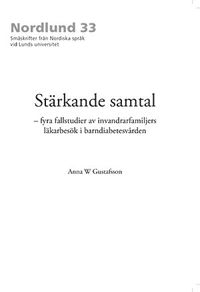 Stärkande samtal; Anna W. Gustafsson; 2014
